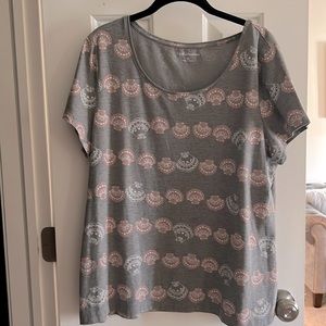 Croft & Barrow Scoop Neck Seashell T-Shirt
